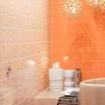 Orange fürdőszoba tervezés fotó kollekcióban csempék (fotó) Orange fürdőszoba tervezés, fotó csempe kollekció