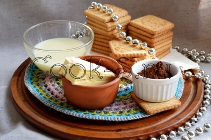 Cake „burgonya” - lépésről lépésre recept fotókkal, desszertek