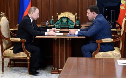 Miért Putyin veszi Szverdlovszk kormányzó kuyvasheva másodszor hat hónap