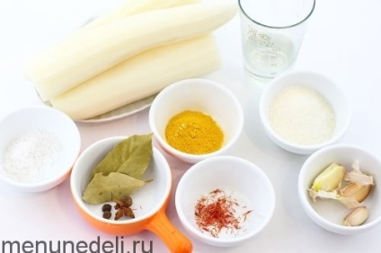 Recept ecetes daikon