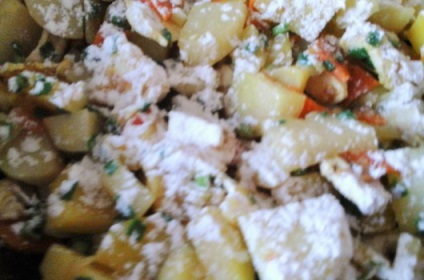 Burgonya mártással recept cukkini lépésenként képekkel (burgonya mártással cukkini) Recept mártással, burgonyával és a cukkini lépésről lépésre képekkel