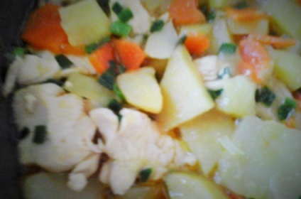 Burgonya mártással recept cukkini lépésenként képekkel (burgonya mártással cukkini) Recept mártással, burgonyával és a cukkini lépésről lépésre képekkel