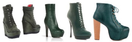 Abból, amit viselni zöld cipőt (csizmák, cipők, csizmák, cipők)