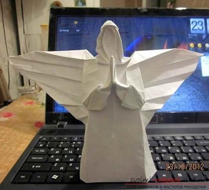 Készítsen gyönyörű angyal szárnyakkal, origami nem nehéz, ha követi a mintát (angyal) Készítsen gyönyörű angyal szárnyakkal, origami nem nehéz, ha követi a programok