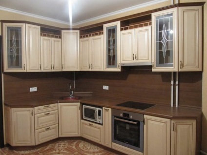 Munkalapok konyhák MDF fotó, laminált, méret, pohár, hogyan válassza ki a videó