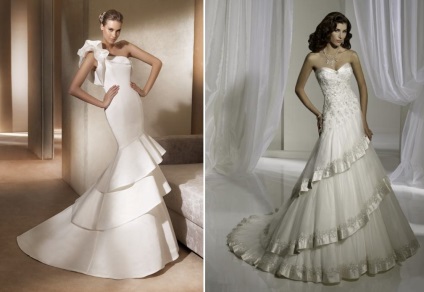 Esküvői ruha év csipke, retro és a nők 40 év után