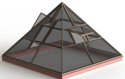 Üvegházi piramis polikarbonátból készül kezüket (rajzok), és a hatása a piramis üvegházak