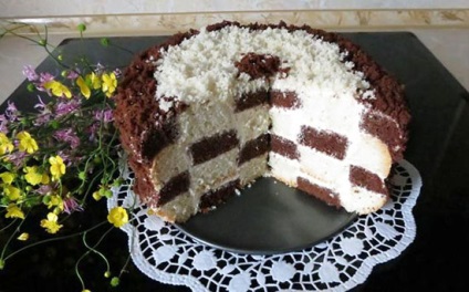 Fagylalt torta otthon recept egy fotó