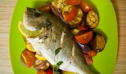 Sült tengeri keszeg a sütőben recept hal fóliában
