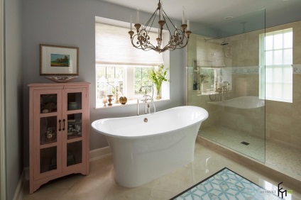 100 ötletek fürdőszoba kialakítása klasszikus stílusban a fotó
