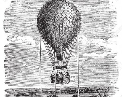 233 évvel ezelőtt az első alkalom a történelemben indított a levegőbe hőlégballon