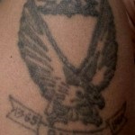 Tattoo afgán katonák a szovjet hadsereg, si vis pacem, para bellum!