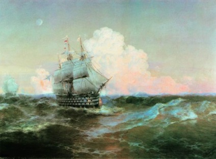 Aivazovsky ábra legkisebb kép, legnagyobb sikerei, a legjobb víz