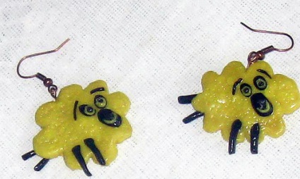 Ékszerek gyurma - dekorációk agyagból