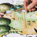 Parkosítás udvari terület egy bérház (javulás) Megvalósítás Udvarterületek bérház
