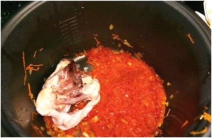 Borsch a multivarka Redmond (leves) Borscs a multivarka Redmond