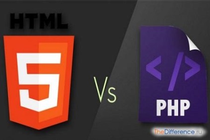 Mi a különbség a php html