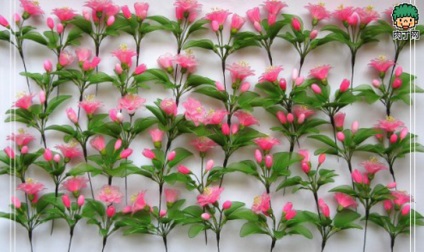 Flowers nylon (master osztály) Virág nylon