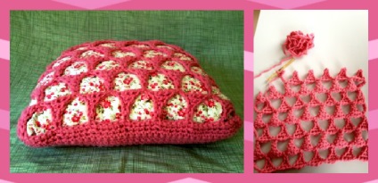 Virágcserép kötve egy horog, nicehandmade - Horgolt otthoni (hook) Virágcserép kötött egy horog, nicehandmade - Horgolt az otthoni