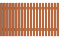 Dekoratív kerítés fafajok (fotó)