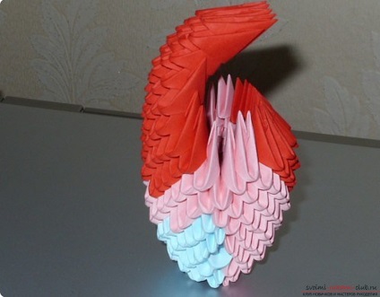 Tesszük origami papagáj, lépésről lépésre