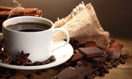A diéta a kávé és a csokoládé