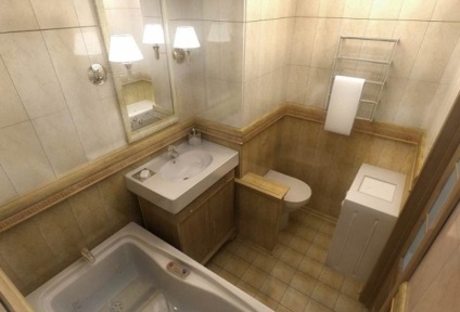 Fürdőszoba Design 5 négyzetméter (25 fotó) - gondolatok, ötletek, világítás, díszítő elemek, videó