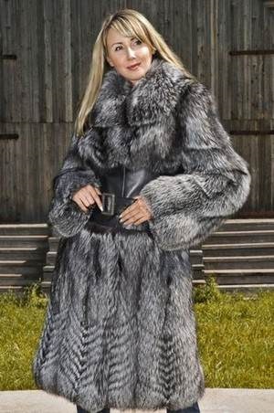 Elegáns nő - Elite bunda róka (rövid szőrzet róka) Elegáns nő - Elite bunda róka