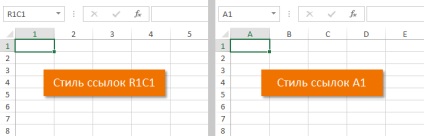 Excel 2013 stílusok linkek excel - R1C1 vagy a1