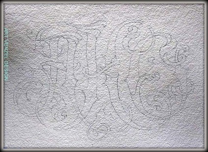 Család monogram monogram (majd át távolság) Family monogram monogram