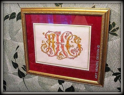 Család monogram monogram (regisztrációs munkánk) Family monogram monogram