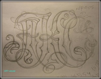Család monogram monogram (regisztrációs munkánk) Family monogram monogram