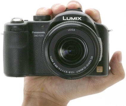 Kamera PANASONIC LUMIX DMC FZ50 előírások, utasítások, vélemények