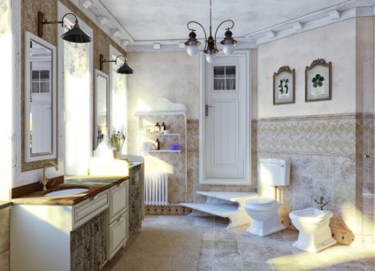 Francia stílus a belső - nappali, hálószoba, konyha a francia stílusban
