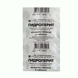 Gidroperit és hidrogén-peroxid (gyógyszerek) Gidroperit és hidrogén-peroxid