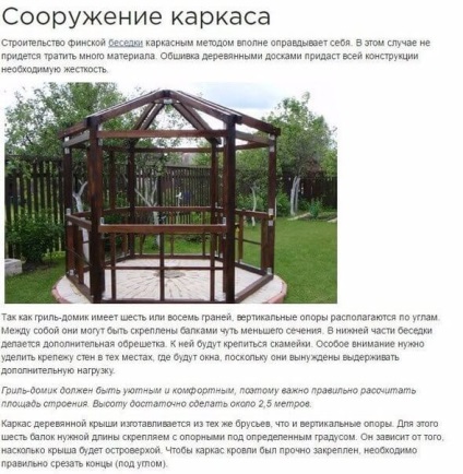 Grill ház lépésről lépésre (utasítások) Grill ház lépésről lépésre
