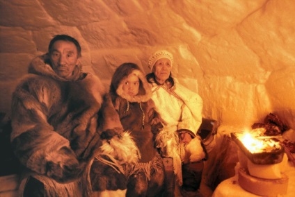 Igloo - hagyományos lakás Inuit