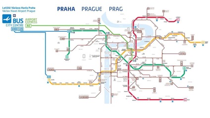 Hogyan juthat Prága Repülőtér Prága központjában