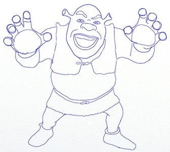 Hogyan kell felhívni Shrek szakaszában, jó órák (Shrek a fej kontúr) Hogyan kell felhívni Shrek szakaszában, jó tanulságok