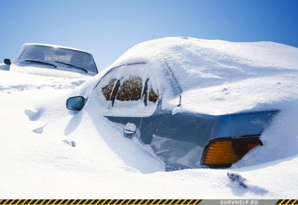 Hogyan ne fagyjon, ha a jármű már egy hóvihar