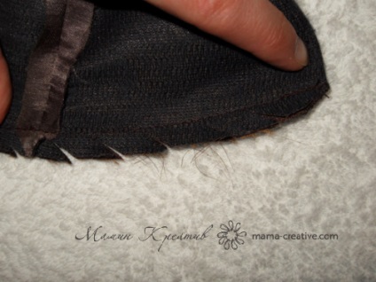Hogyan kell varrni egy rejtett cipzár a ruha béléssel - Master Class, fényképes anya kreativitása