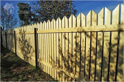 Hogyan tegyük egy fából készült kerítés - egy kerítés kezével