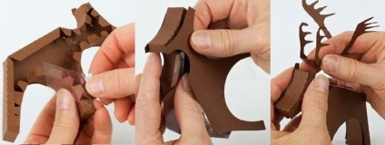 Hogyan lehet a szarvas a papír hogyan origami rénszarvas papírból