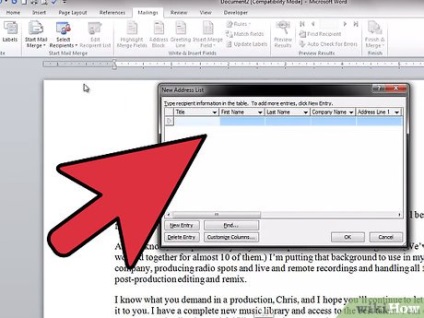 Hogyan készítsünk egy fúziós leveleket a Microsoft Word (word) Hogyan készítsünk egy fúziós leveleket a Microsoft Word