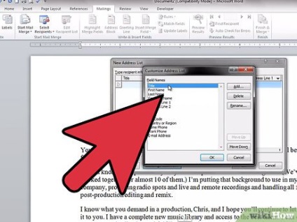 Hogyan készítsünk egy fúziós leveleket a Microsoft Word (Microsoft) Hogyan készítsünk egy fúziós leveleket a Microsoft Word