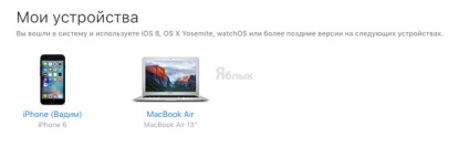 Honnan tudom, hogy (lásd), amit az iPhone, iPad, Mac kötve a Apple ID, alma blog