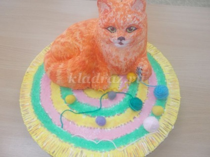 Puss in papírmasé technikával saját kezűleg (Timosha) Puss in papírmasé technikával saját kezűleg