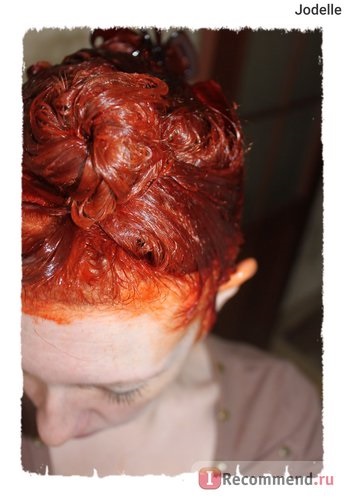 hajfesték L'Oréal által előnyben részesített Feria - «Ó, milyen szaftos - Mango! Pontos szín