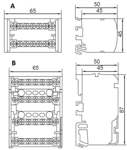 Kereszt-modul megjelölés, méretek, alkalmazási tartomány (alkalmazás) Kereszt-modul megnevezése, mérete, kiterjedése