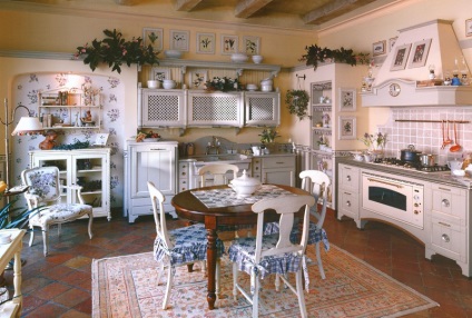 A konyha francia stílusú belsőépítészeti képek